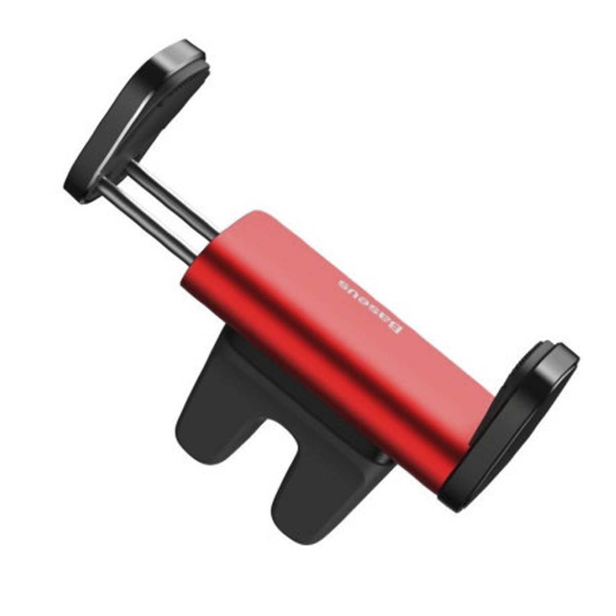Автомобильный держатель BASEUS Steel Cannon Air Outlet Car Mount для смартфонов с креплением в дефлектор воздуховода, цвет красный