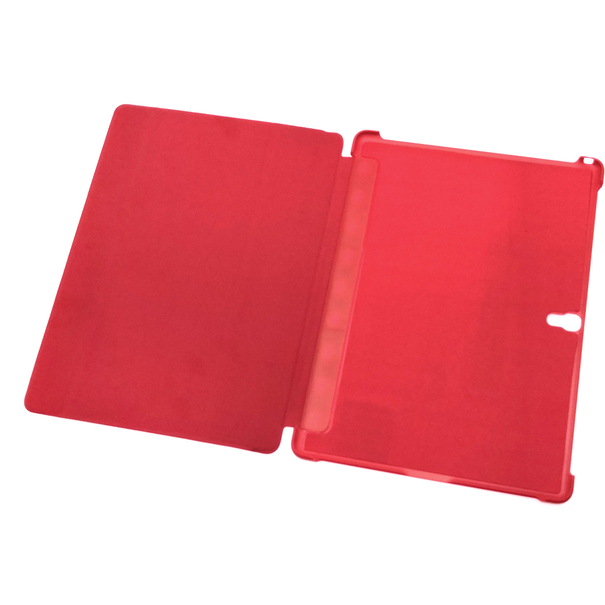 Чехол книжка для SAMSUNG Galaxy Tab S 10.5 (SM-T800, SM-T805), экокожа, пластик, цвет красный.