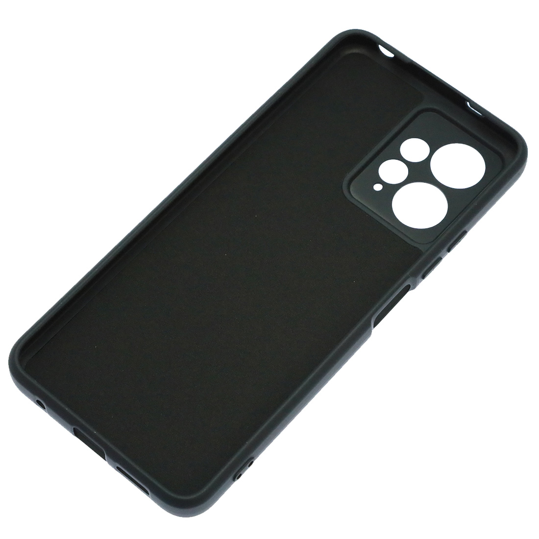 Чехол накладка NANO для XIAOMI Redmi Note 12 4G, силикон, бархат, цвет черный