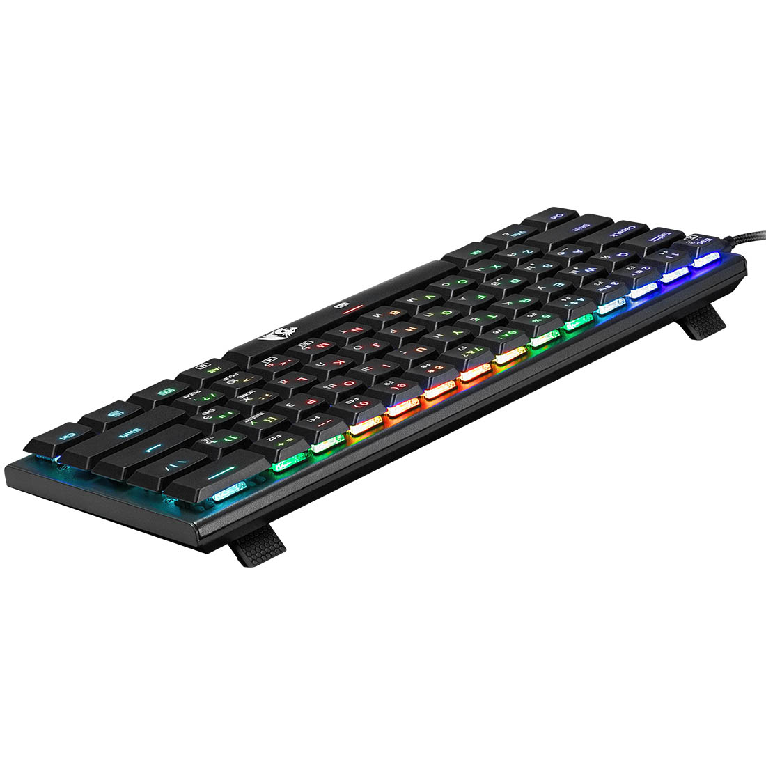 Игровая клавиатура REDRAGON Anivia, механическая, проводная, тихая, RGB подсветка, цвет черный