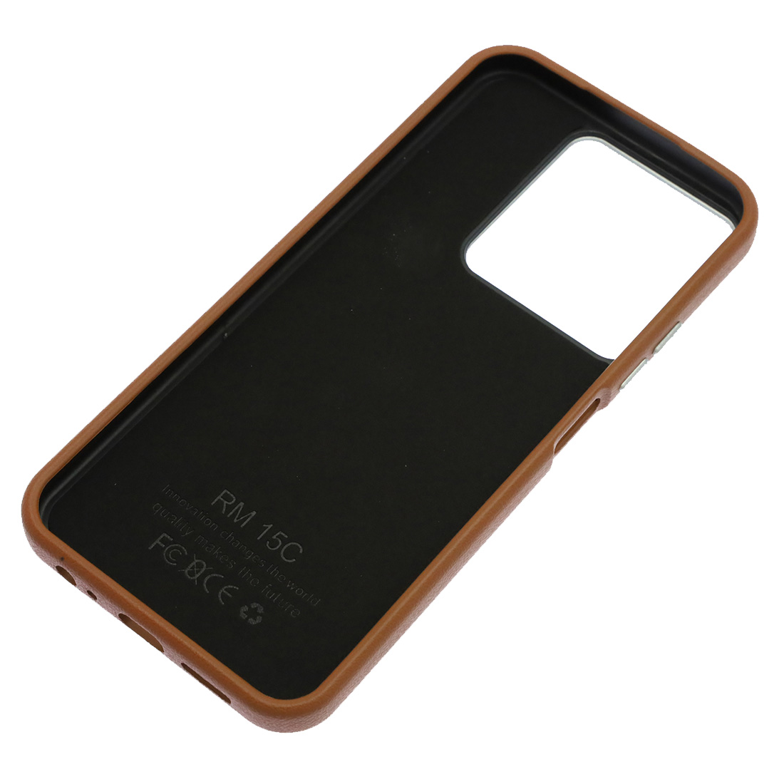 Чехол накладка VICTORIA для XIAOMI Redmi 15C, POCO C85, силикон, пластик, текстура кожи, бархат, цвет коричневый