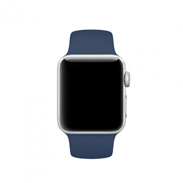 Ремешок для Apple Watch спортивный "Sport", размер 38-40 mm, цвет синий