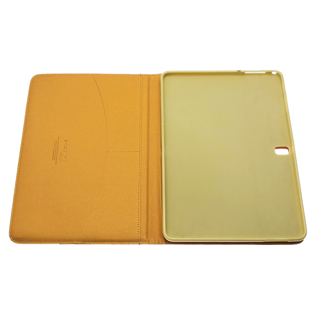 Чехол книжка для SAMSUNG Galaxy Tab 3 10.1 (GT-P5200), экокожа, пластик, цвет оранжевый.