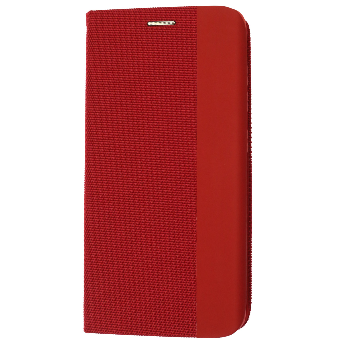 Чехол книжка MESH для SAMSUNG Galaxy A51 (SM-A515F), текстиль, силикон, бархат, визитница, цвет красный