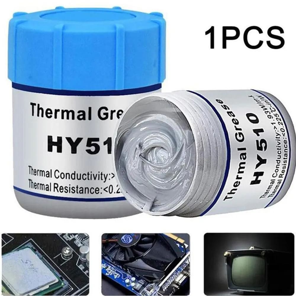 Термопаста HY510 Thermal Grease, флакон 10 гр с лопаткой для нанесения пасты