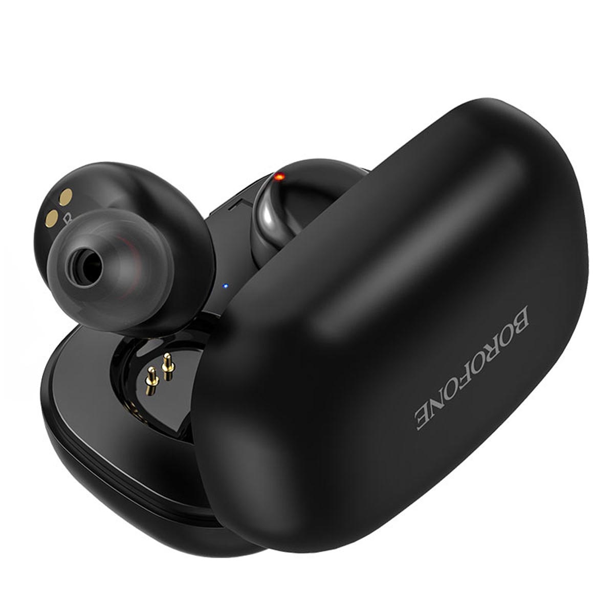 Гарнитура (наушники с микрофоном) беспроводная, BOROFONE BE35 Agreeable TWS, Bluetooth 5.0, цвет черный