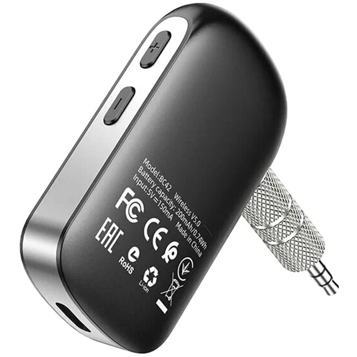 Беспроводной музыкальный приемник BOROFONE BC42, адаптер Bluetooth AUX, ресивер BT-Receiver, цвет черный