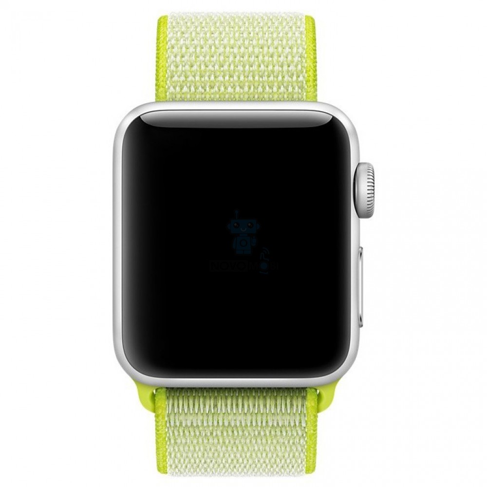 Ремешок для часов Apple Watch (42-44 мм), нейлон, цвет Flash Light (14).