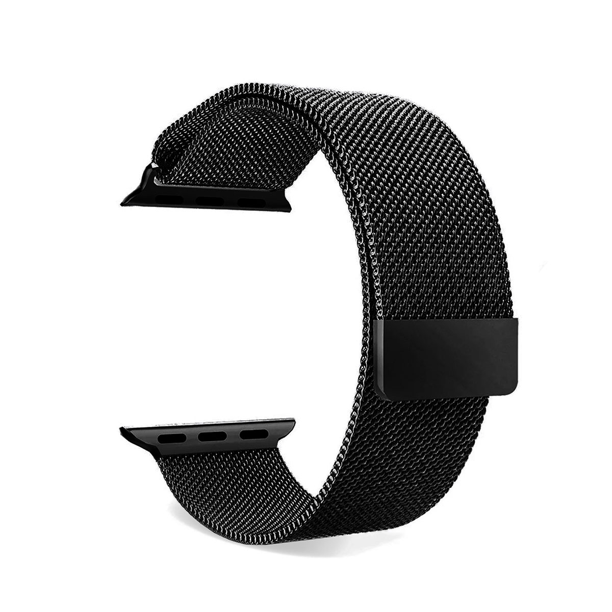 Ремешок для APPLE Watch, сетчатый, миланская петля Milano Loop, 42 - 44 mm, цвет черный