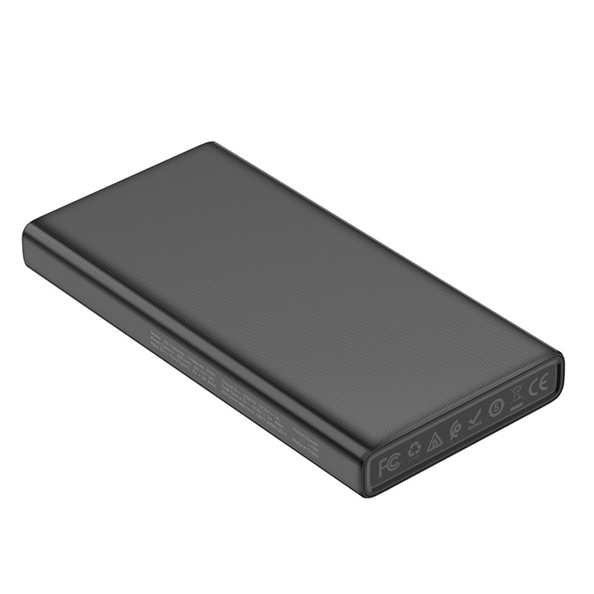 Внешний портативный аккумулятор, Power Bank HOCO J55 Neoteric, 10000 mAh, цвет черный