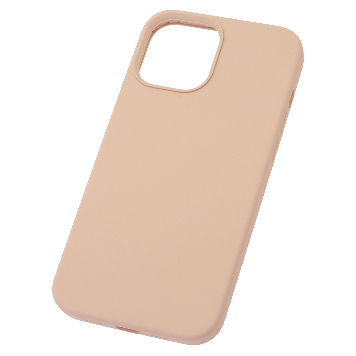 Чехол накладка Silicon Case для APPLE iPhone 12 Pro MAX (6.7"), силикон, бархат, цвет розовый песок