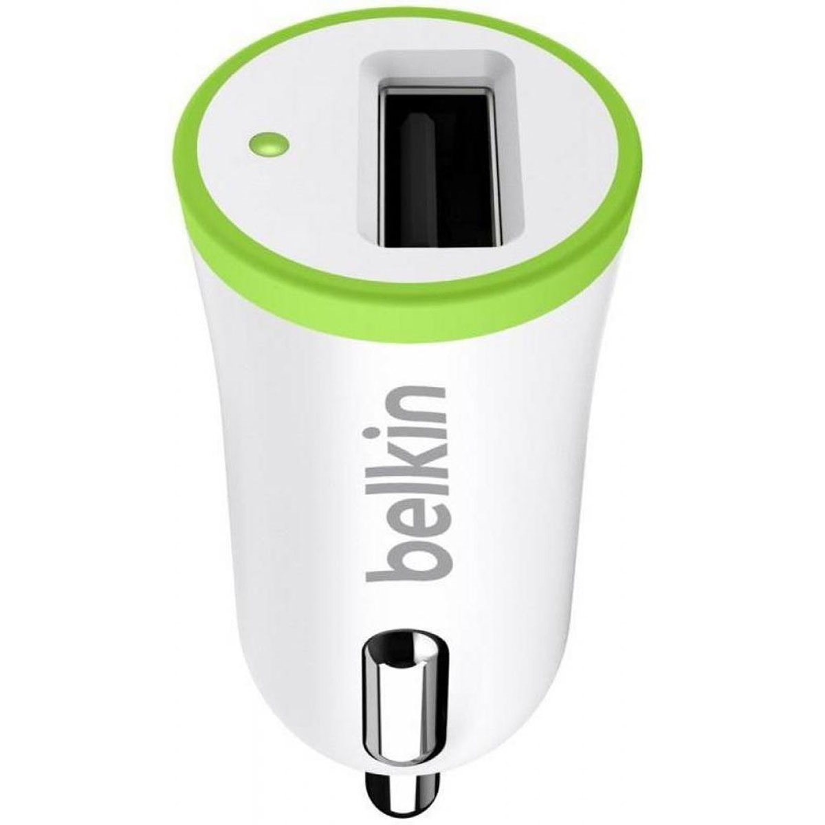 АЗУ (автомобильное зарядное устройство) Belkin F8J051, ток 2.1A, с USB выходом, цвет белый.