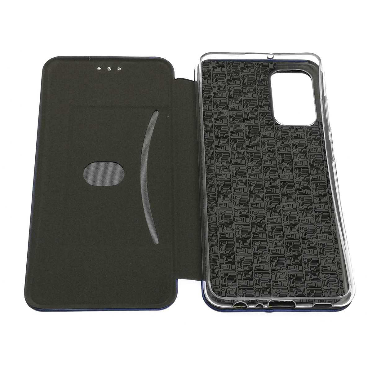 Чехол книжка STYLISH для SAMSUNG Galaxy A32 4G (SM-A325F), экокожа, визитница, цвет синий