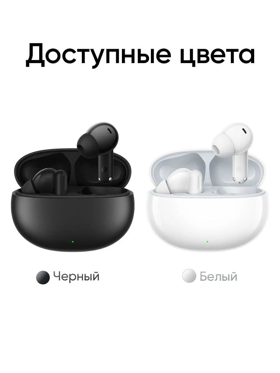 Гарнитура (наушники с микрофоном) беспроводная RMA2506, Realme TechLife Buds, цвет белый