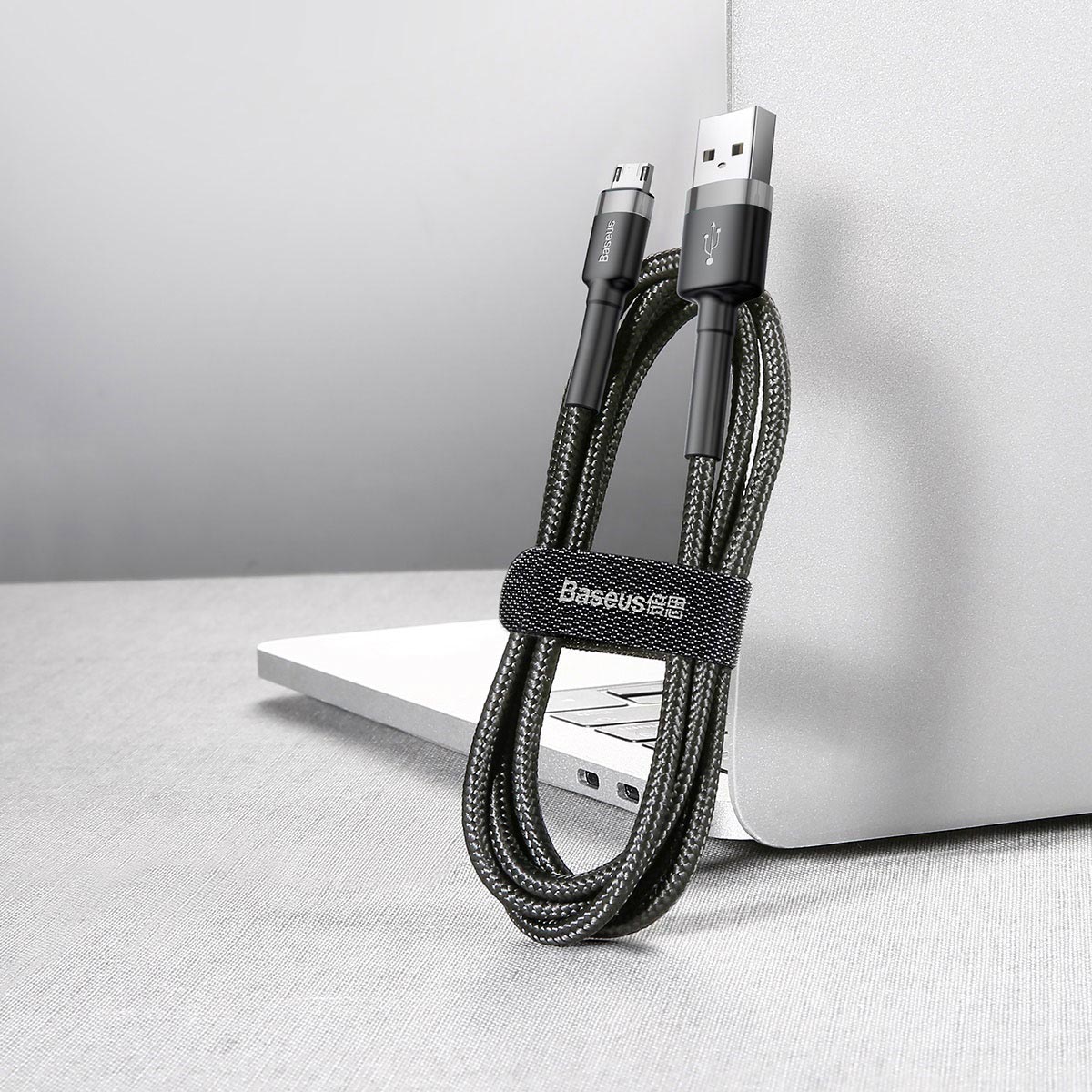 Кабель BASEUS Cafule Micro USB, 2.4А, длина 1 метр, цвет черный