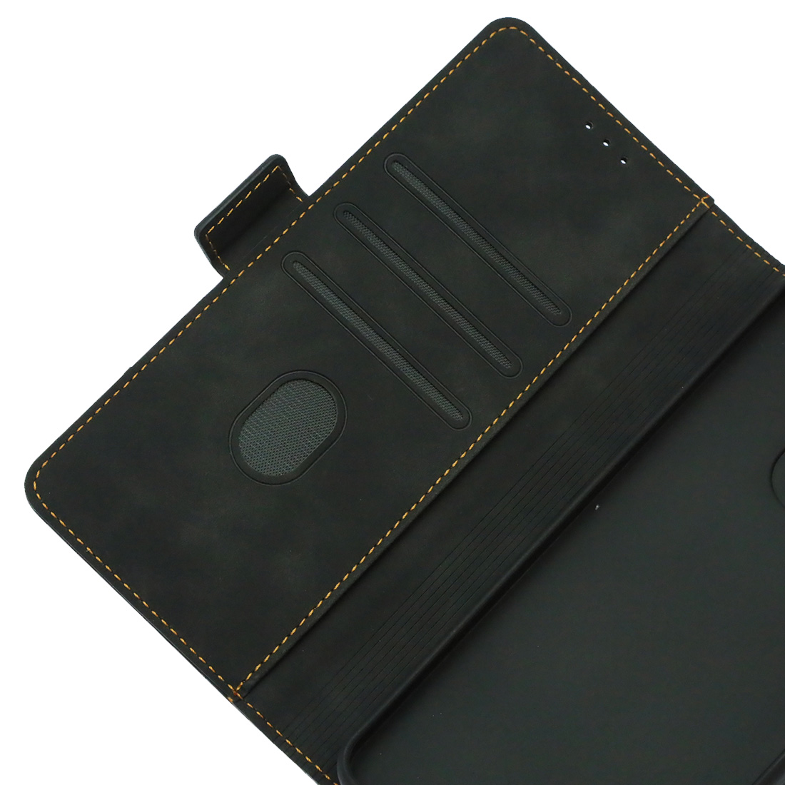 Чехол книжка NICE для Realme C61, C63, Note 60, Note 60X, экокожа, визитница, цвет черный