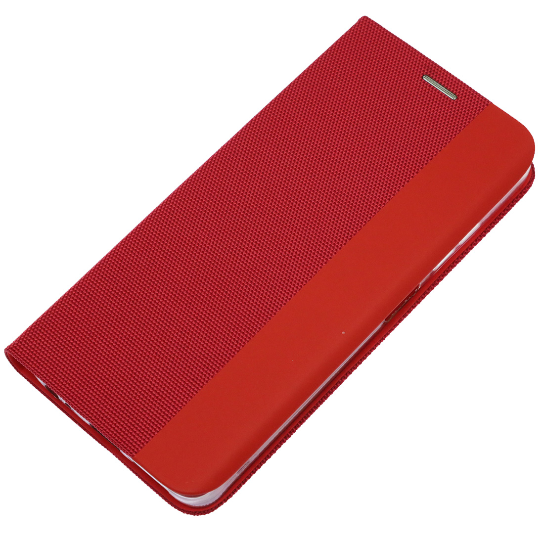 Чехол книжка MESH для INFINIX HOT 40i, SMART 8, SMART 8 Plus, текстиль, силикон, бархат, визитница, цвет красный