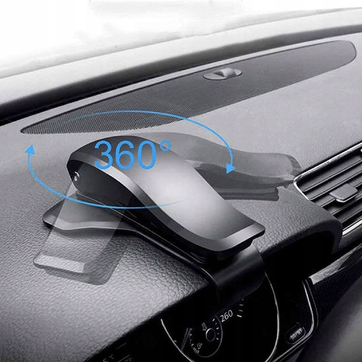 Автомобильный держатель с зажимом CAR JASHBOARJ для смартфонов с креплением на торпеду, цвет черный | Все по 150