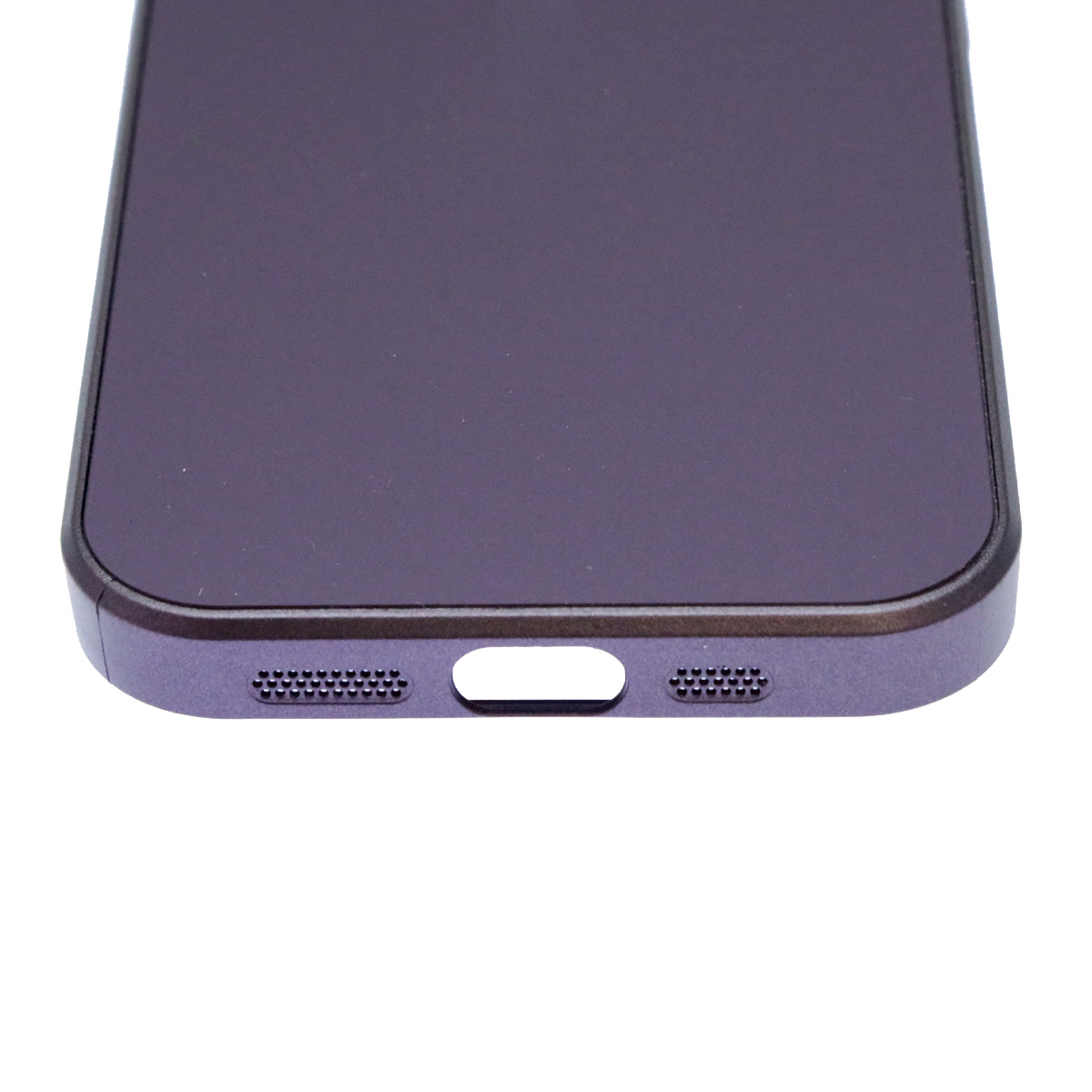 Чехол накладка AG Glass case для APPLE iPhone 12 (6.1"), силикон, защита камеры, цвет темно фиолетовый