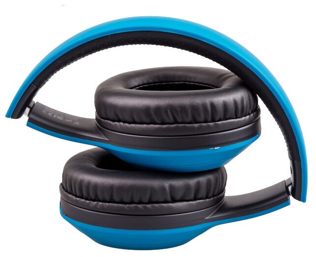 Гарнитура (наушники с микрофоном) беспроводная полноразмерная, Celebrat A24, цвет синий