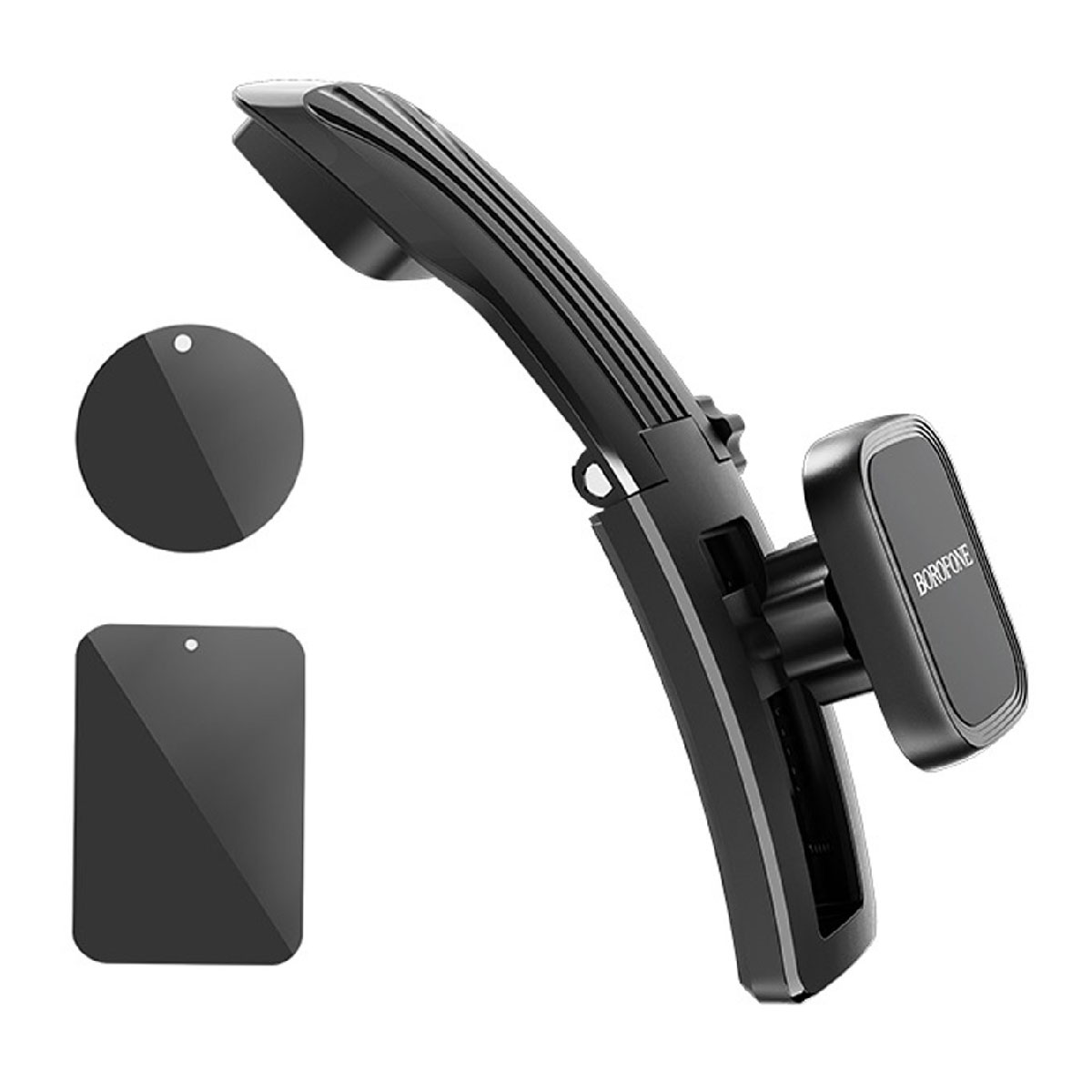 Автомобильный магнитный держатель телефона BOROFONE BH17 Ice jade, цвет черный