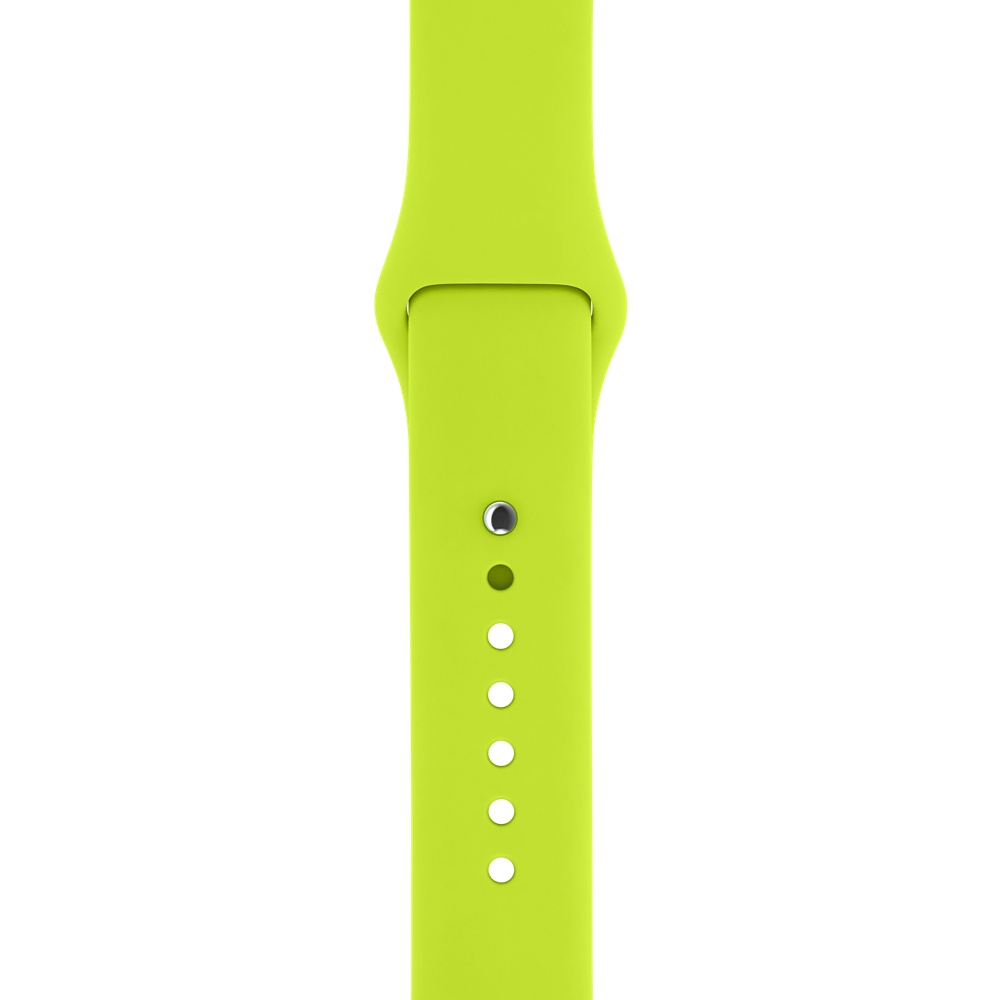 Ремешок для Apple Watch спортивный "Sport", размер 38-40 mm, цвет зеленый