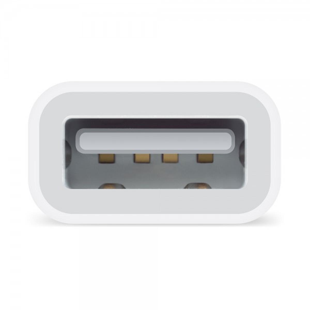 Адаптер, переходник JH-0514 для APPLE Lightning 8 pin на USB Camera Adapter, цвет белый