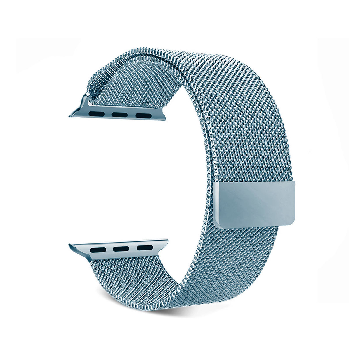 Ремешок bikson для APPLE Watch, сетчатый, миланская петля Milano Loop, 42 - 44 mm, цвет небесно голубой