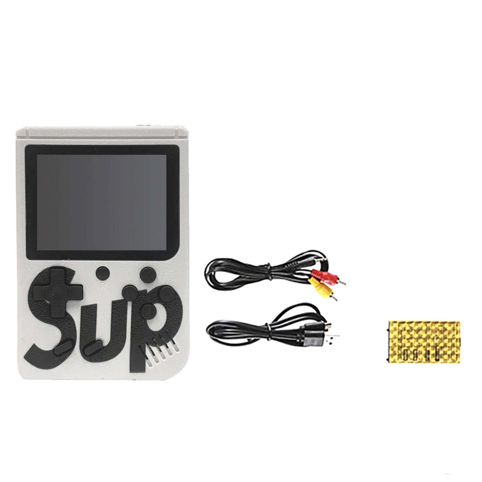 Портативная игровая приставка SUP GAME BOX PLUS 500 игр в 1, цвет белый (распродажа -50%)