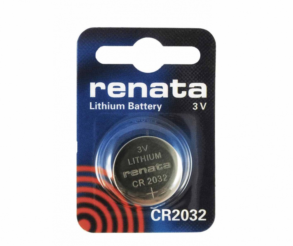 Батарейка RENATA CR2032, BL1, Lithium 3V