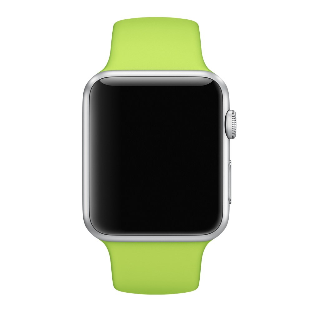 Ремешок для Apple Watch спортивный "Sport", размер 42-44 mm, цвет зеленый