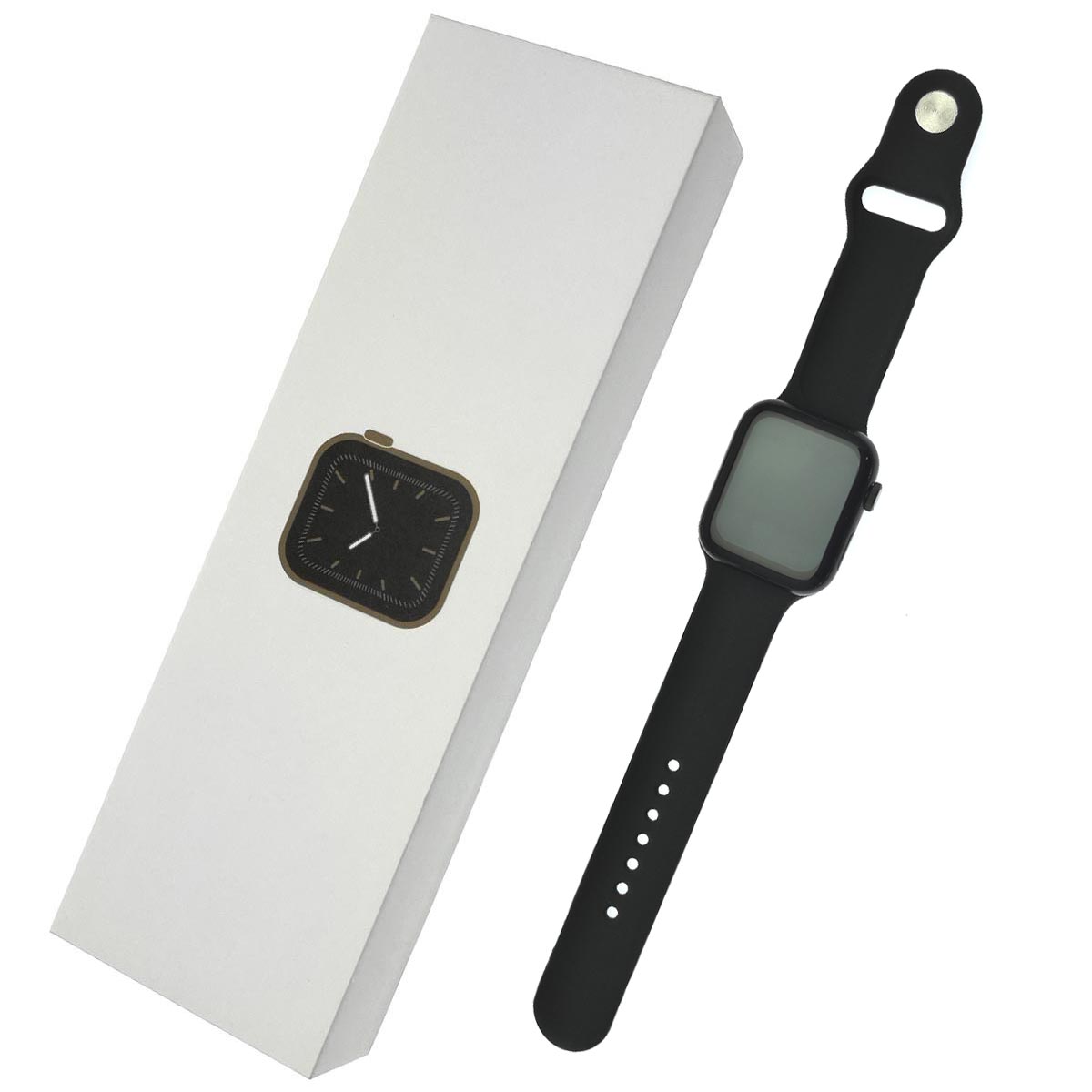 Умные часы и фитнес браслет SMART Watch series 6, цвет черный