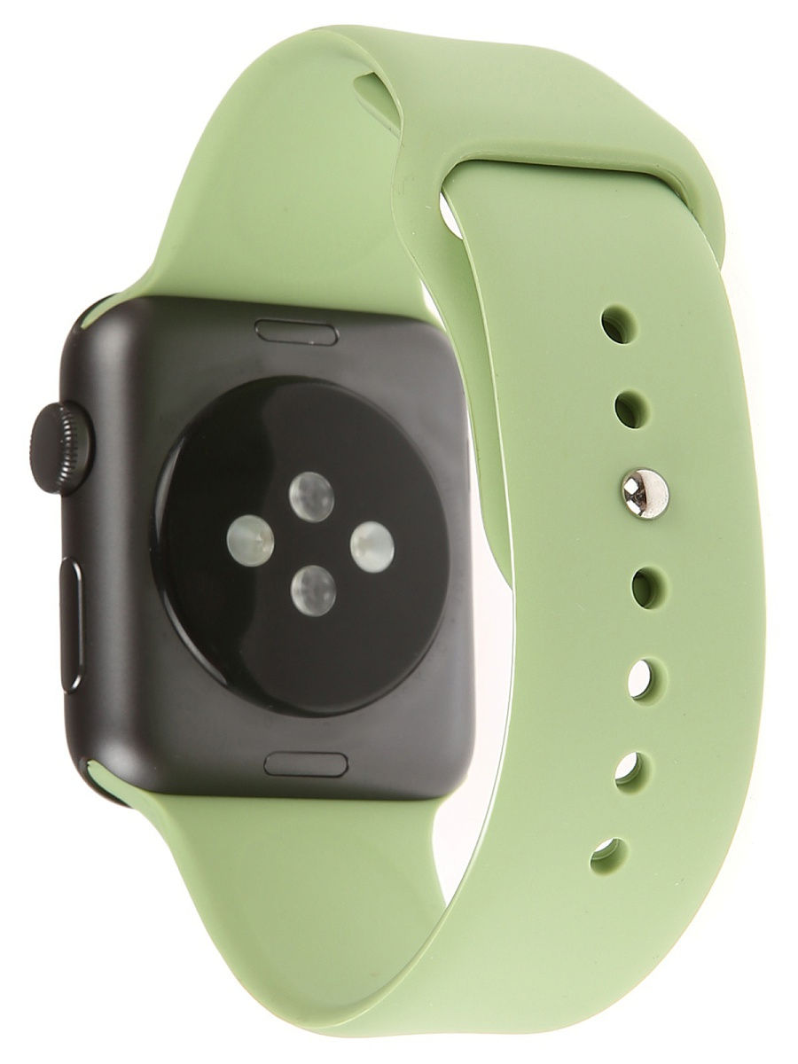 Ремешок для Apple Watch спортивный "Sport", размер 42-44 mm, цвет фисташковый