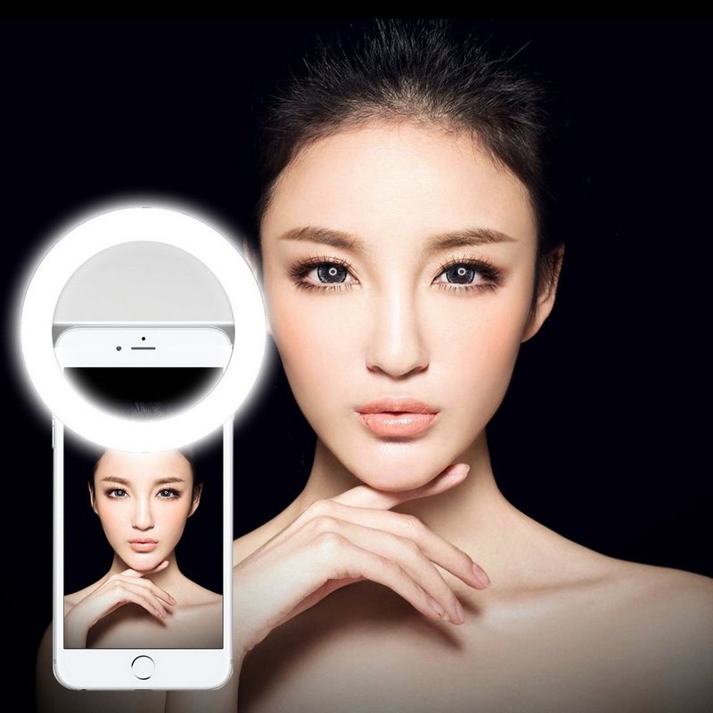 Led вспышка для селфи Selfie Ring Light RK-14 цвет белый.