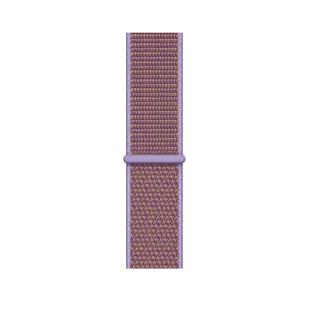 Ремешок для часов Apple Watch (42-44 мм), нейлон, цвет сиреневый.