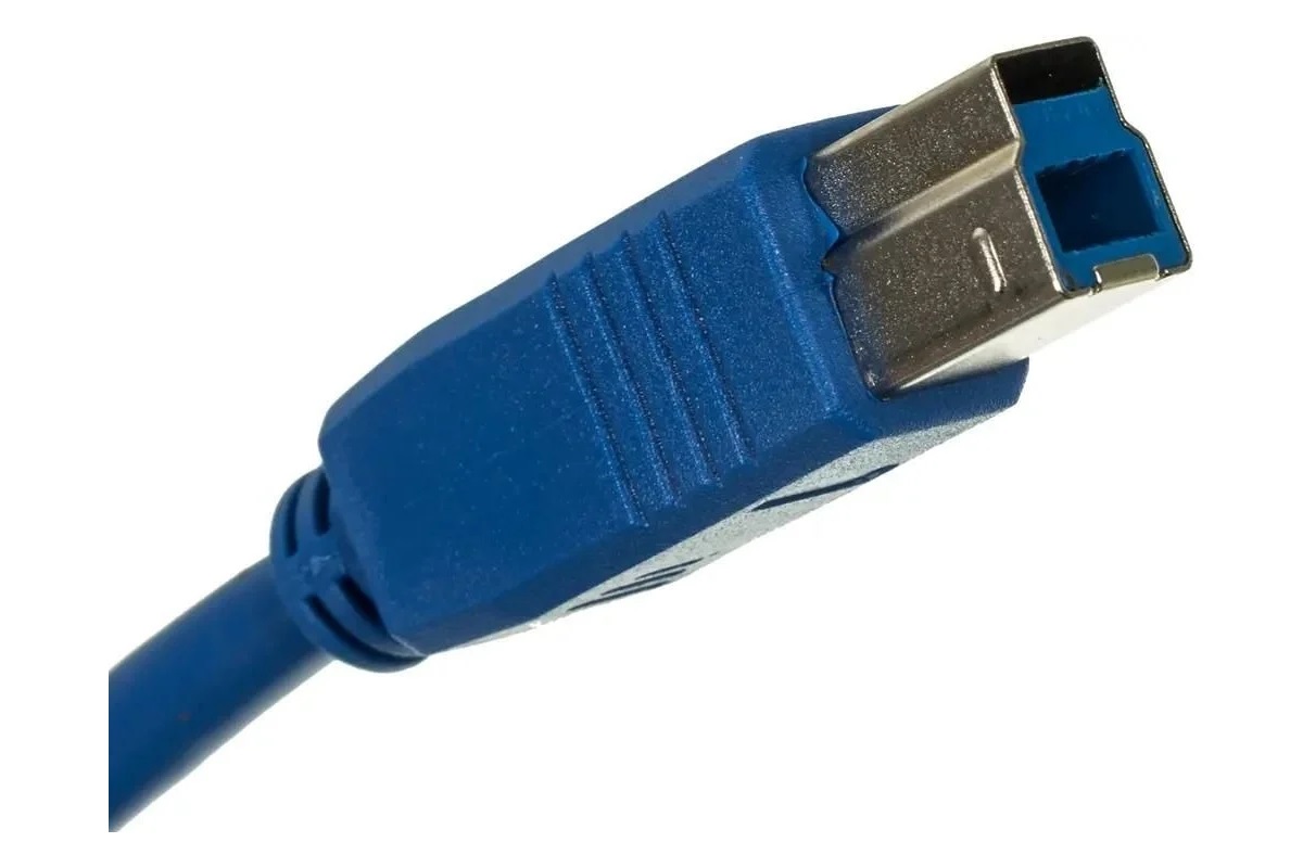 Кабель USB 3.0 USB A(m) - USB B(m), USB3.0-AM/BM для принтера, длина 1.8 метра, цвет синий