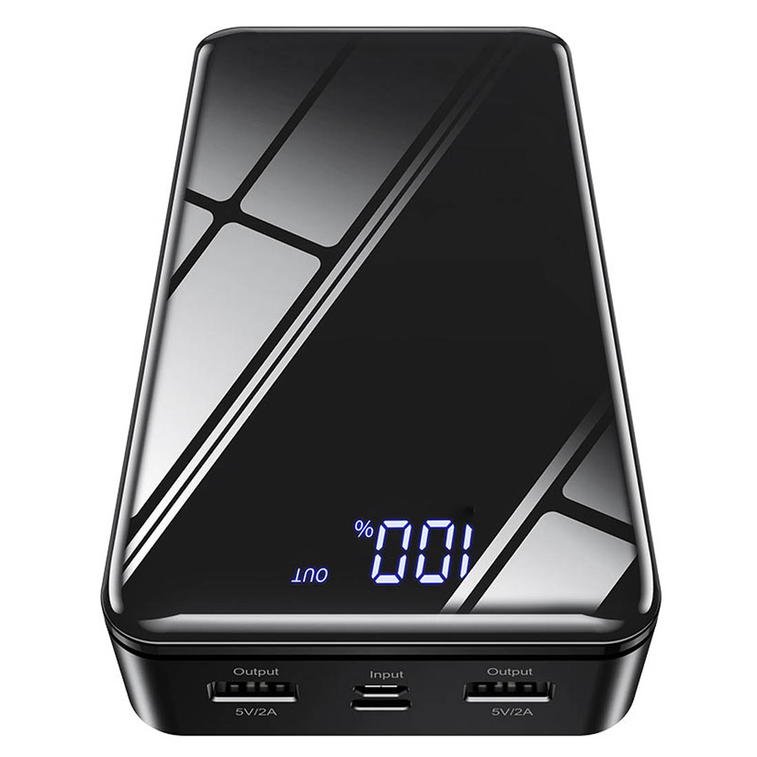 Внешний портативный аккумулятор, Power Bank BOROFONE BJ8 Extreme, 30000 mAh, Led дисплей, цвет черный
