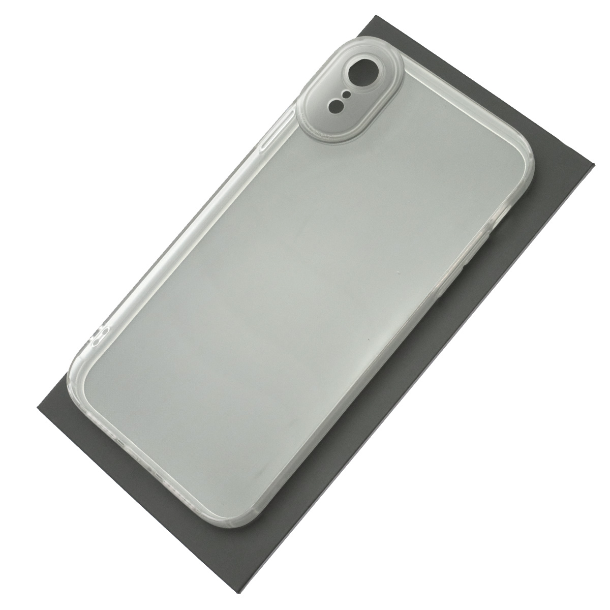 Чехол накладка CATEYES для APPLE iPhone XR, защита камеры, силикон, цвет прозрачный