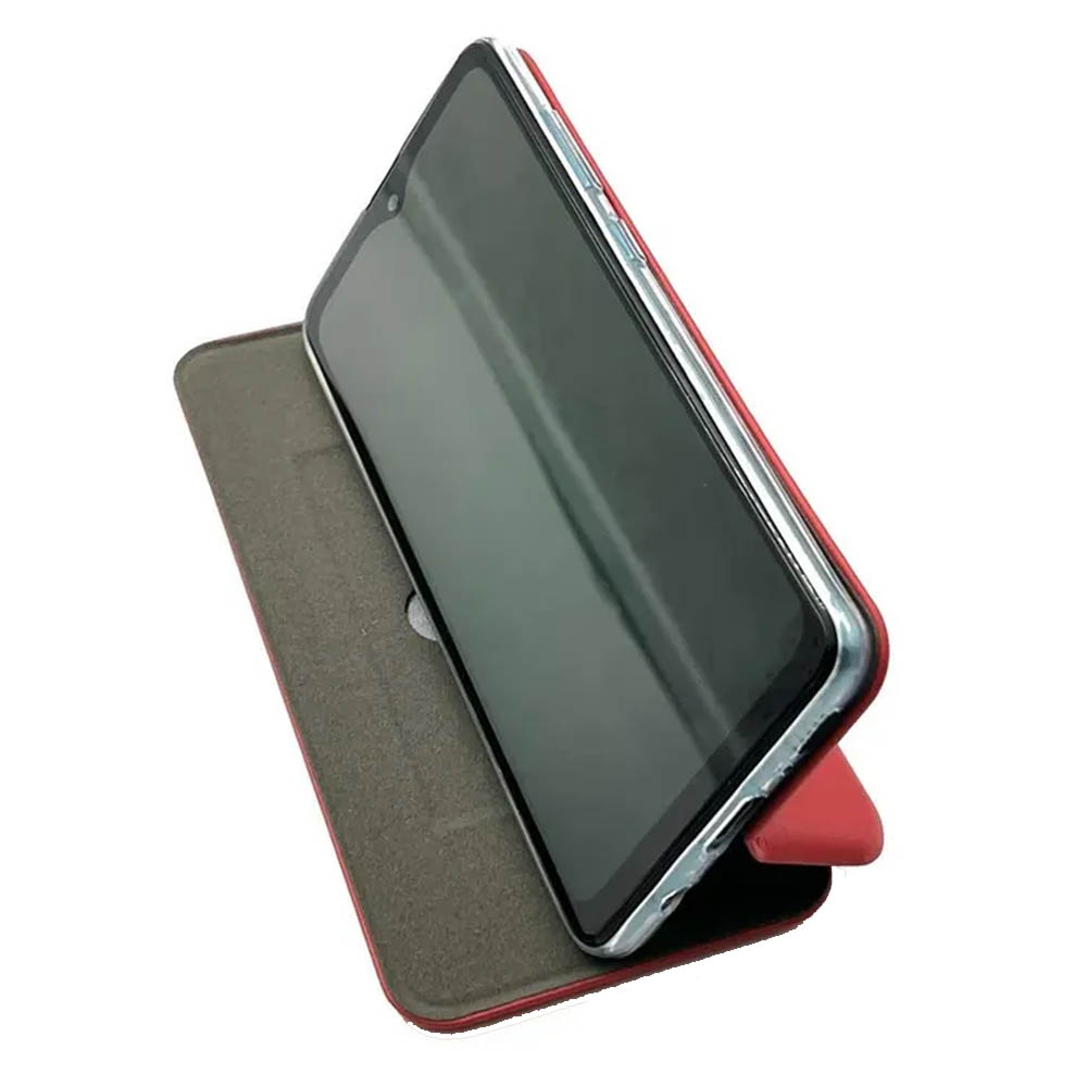 Чехол книжка STYLISH для SAMSUNG Galaxy A16, экокожа, визитница, цвет красный