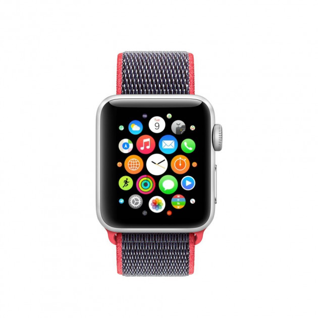 Ремешок для часов Apple Watch (42-44 мм), нейлон, цвет Electric Pink (3).