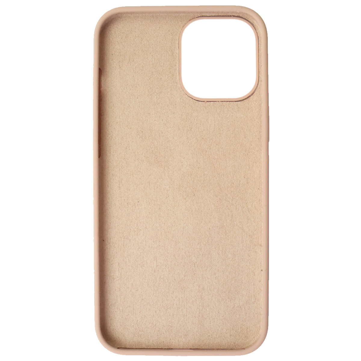 Чехол накладка Silicon Case для APPLE iPhone 12 Pro MAX (6.7"), силикон, бархат, цвет розовый песок