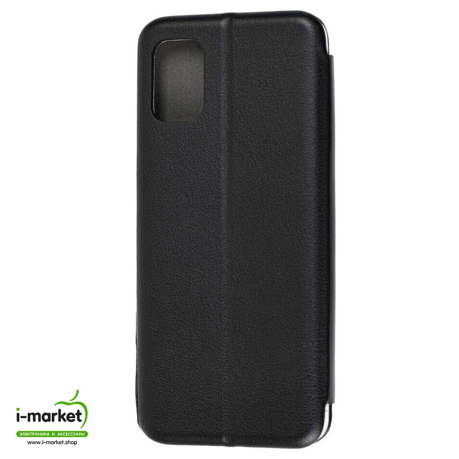 Чехол книжка для SAMSUNG Galaxy A51 (SM-A515), визитница, цвет черный.