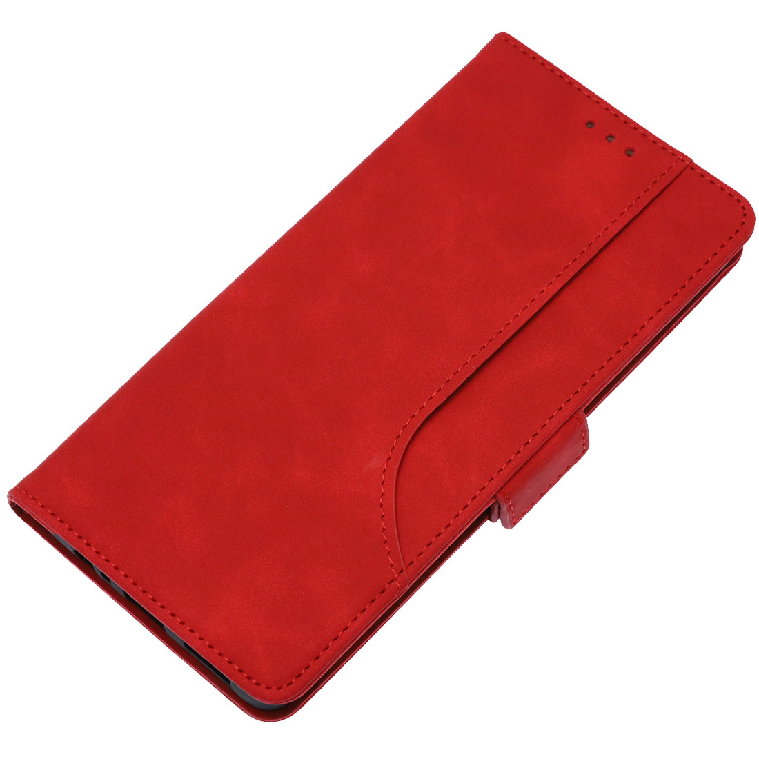 Чехол книжка NICE для TECNO Spark Go 1,  POP 9 4G, защита камеры, экокожа, визитница, цвет красный