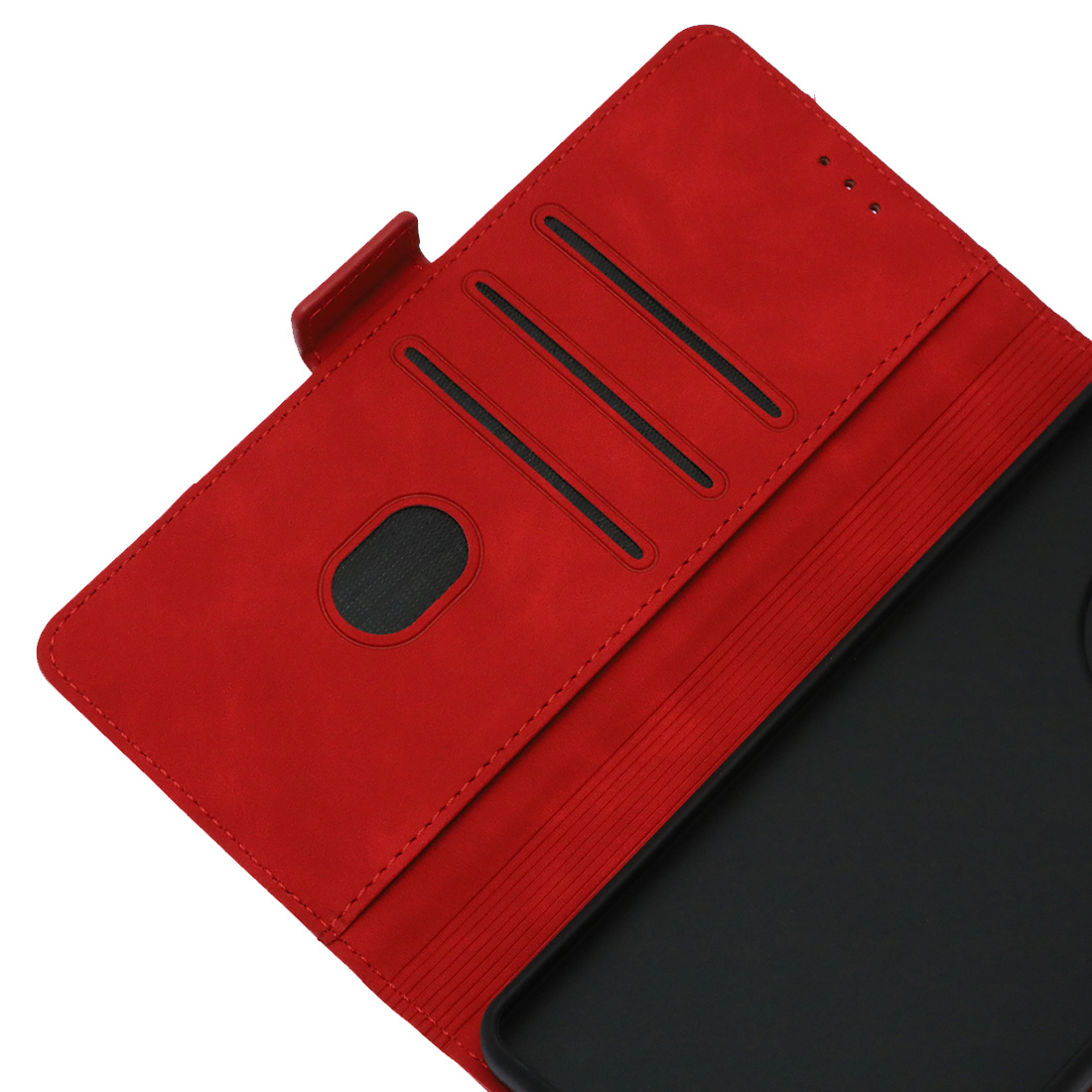 Чехол книжка NICE для TECNO Camon 30, защита камеры, экокожа, визитница, цвет красный