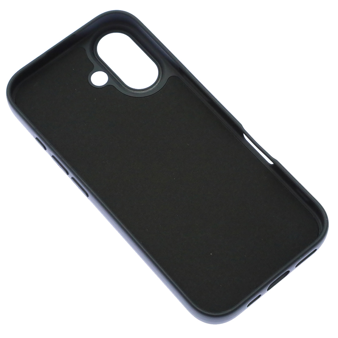 Чехол накладка NANO для APPLE iPhone 17, силикон, бархат, цвет черный