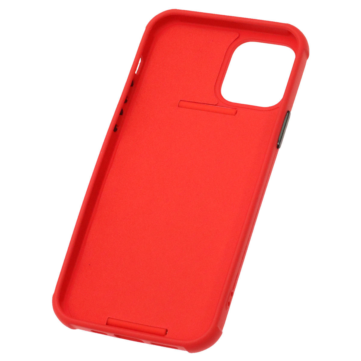 Чехол накладка LADDER NANO для APPLE iPhone 12, iPhone 12 PRO (6.1), силикон, держатель, цвет красный