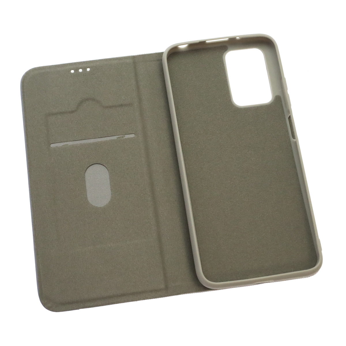 Чехол книжка MESH для XIAOMI Redmi 10 (2021), Redmi 10 (2022), текстиль, силикон, бархат, визитница, цвет серый