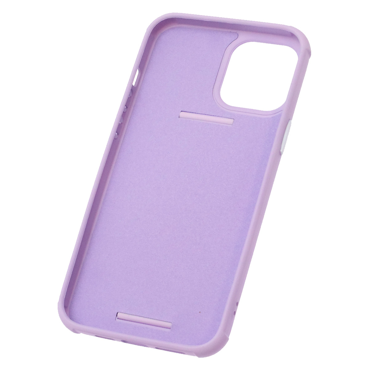 Чехол накладка LADDER NANO для APPLE iPhone 12 PRO MAX (6.7), силикон, держатель, цвет сиреневый