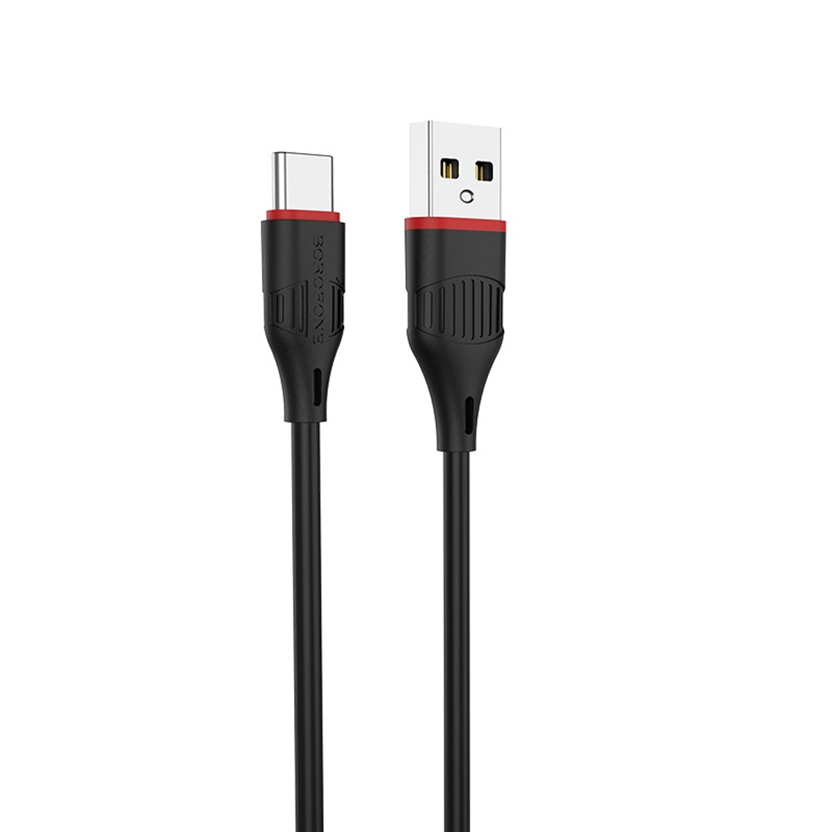 Кабель BOROFONE BX17 Enjoy USB Type C, длина 1 метр, 2A, силикон, цвет черный