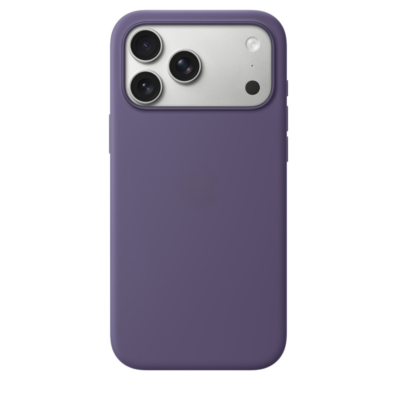 Чехол-накладка Silicone Case для Apple iPhone 17 Pro Max, L-ogo, бархатная подложка, цвет фиолетовый